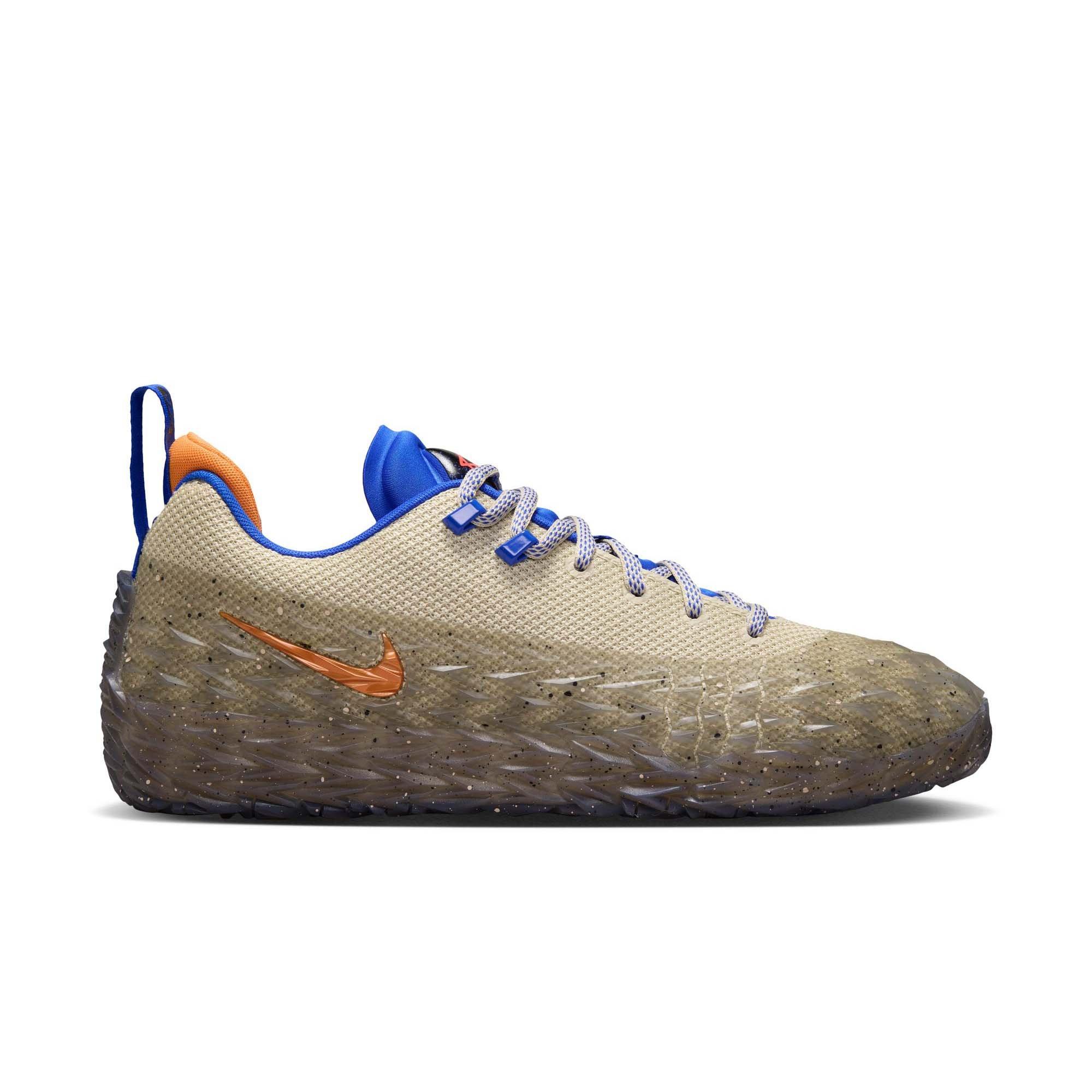 Nike S.T. Charge "Rugged" Men's Basketball Shoe - RATTAN/BRIGHT MANDARIN/HYPER ROYAL